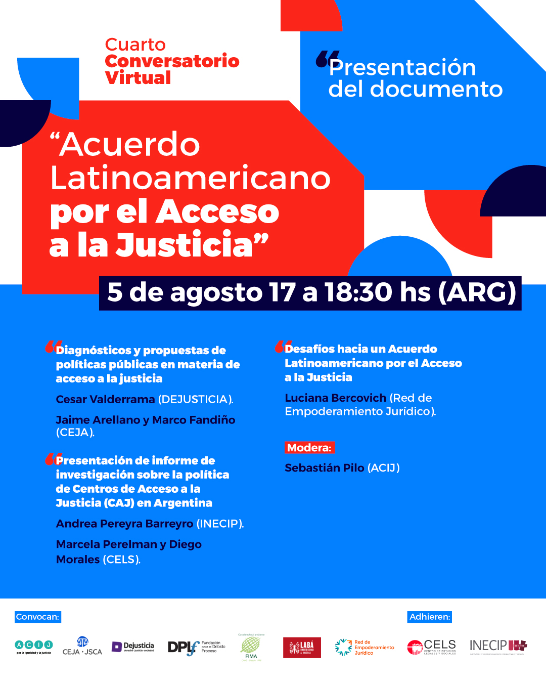 Presentación del informe Centros de Acceso a la Justicia en Argentina