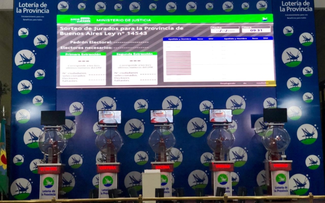 Sorteo anual de potenciales jurados bonaerenses 2020