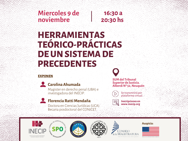 Capacitación: Herramientas teórico – prácticas de un sistema de precedentes