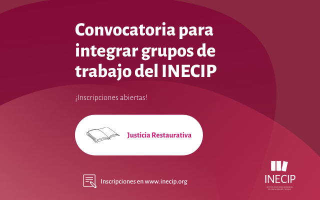 Sumate al grupo de trabajo de Justicia Restaurativa