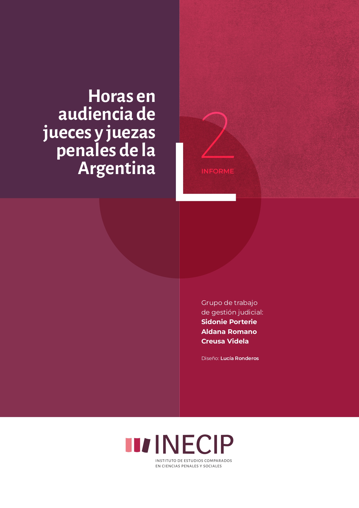Horas en audiencias de jueces y juezas penales de la Argentina 2