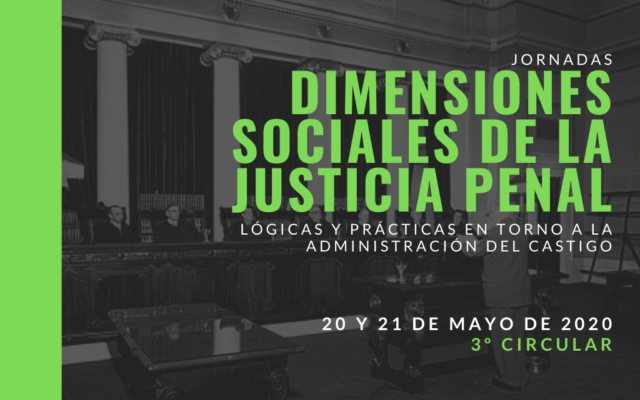 Jornadas Dimensiones Sociales de la Justicia Penal