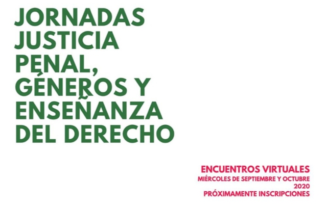 Jornadas Justicia Penal, Géneros y Enseñanza del Derecho