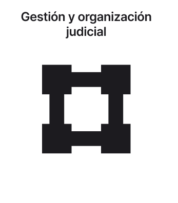 Gestión y organización judicial