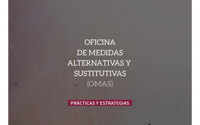INECIP presenta “Oficina de Medidas Alternativas y Sustitutivas (OMAS): Prácticas y estrategias”.